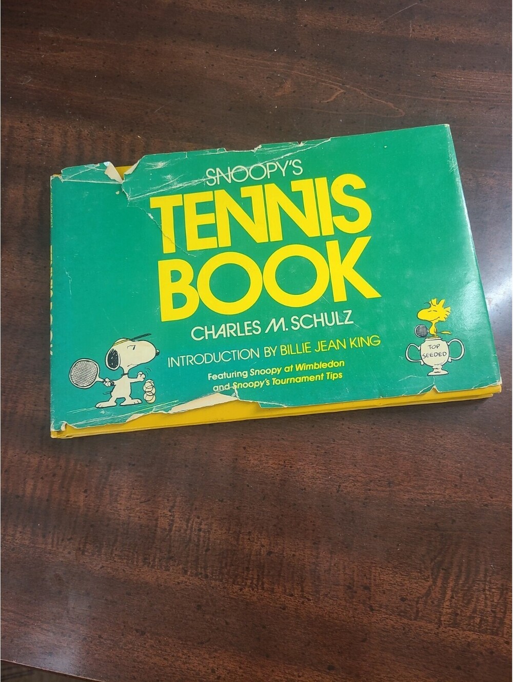 "Snoopy's Tennis Book" Hardback by Charles Schulz, 1979